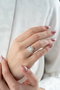 Heliophilia Silver Anillo de Plata Esterlina Ajustable con Recubrimiento de Oro